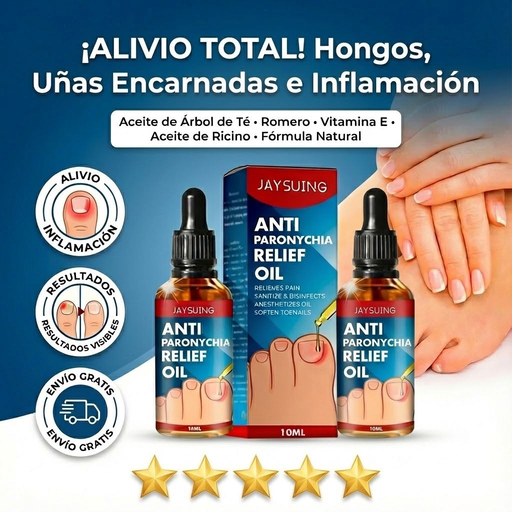 Solución natural en gotas Toenail Plus™ para uñas con hongos o inflamación