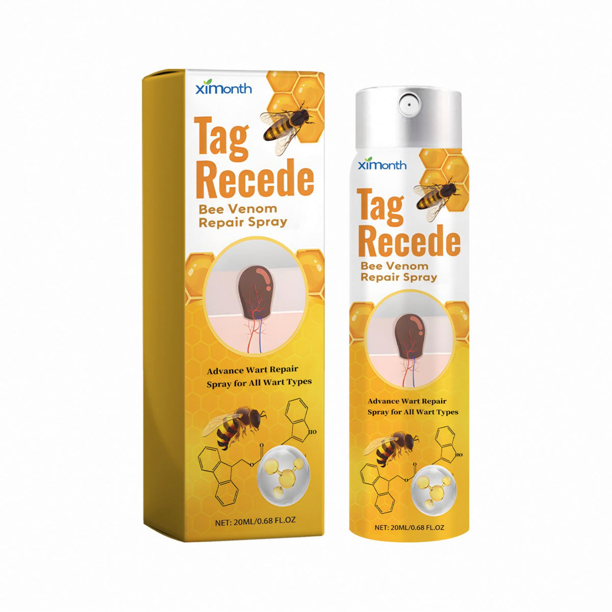 Eliminador de verrugas con veneno de abejas Tag Recede™