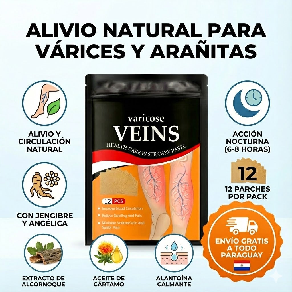 Parches para alivio natural de várices VariPatch™