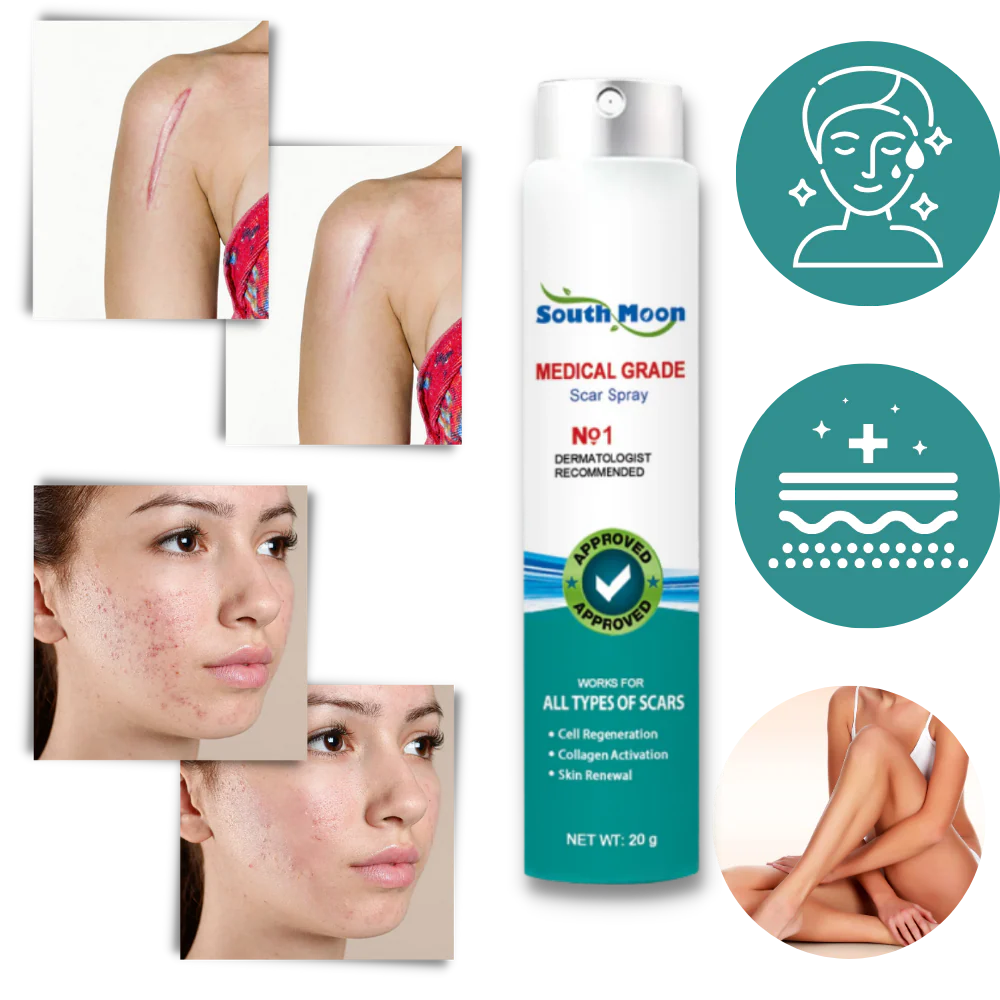 Spray para cicatrices South Moon™ Medical Grade